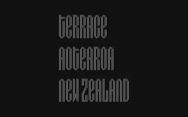 Terrace Display specimen from Milk Type Foundry