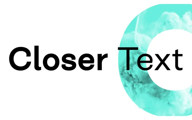 Closer Text specimen from Mint Type