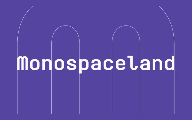 Monospaceland specimen from Mint Type