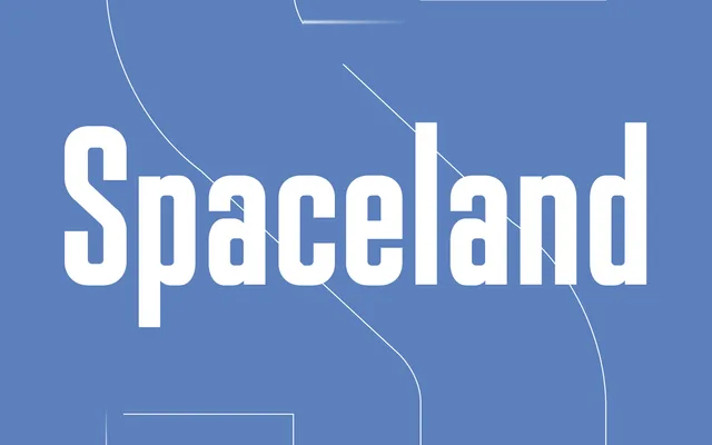 Spaceland specimen from Mint Type