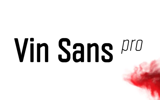 Vin Sans Pro specimen from Mint Type