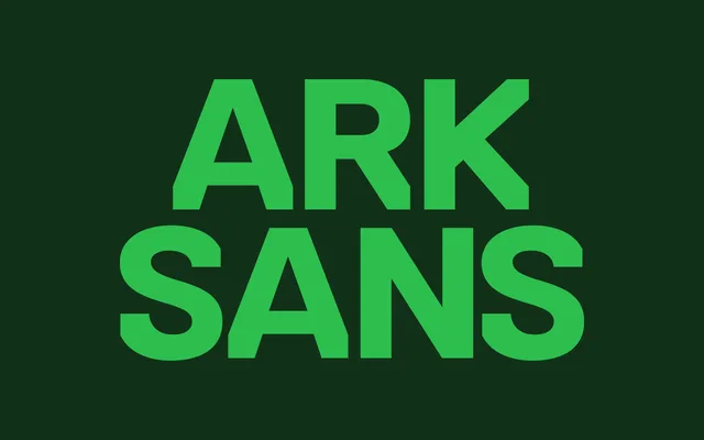 Ark Sans specimen from Mojomox