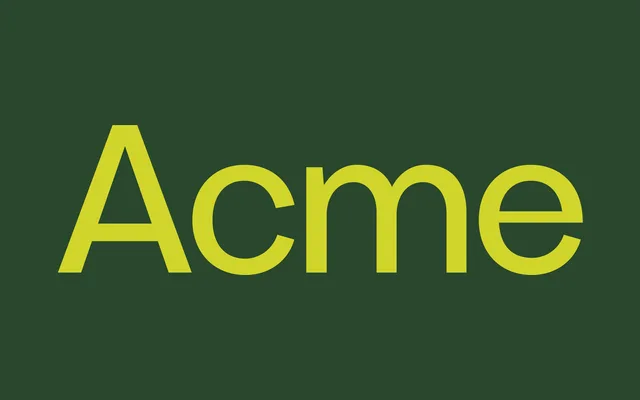 Bauhaus Acme specimen from Mojomox
