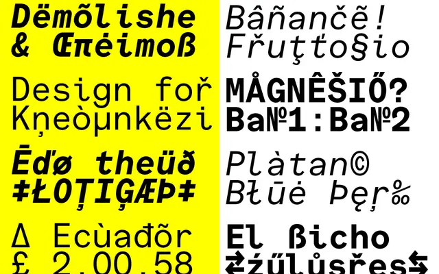 Banana Mono specimen from Monkey Type