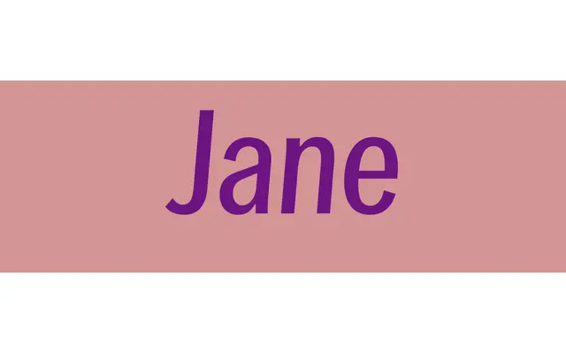 Jane specimen from Monkey Type