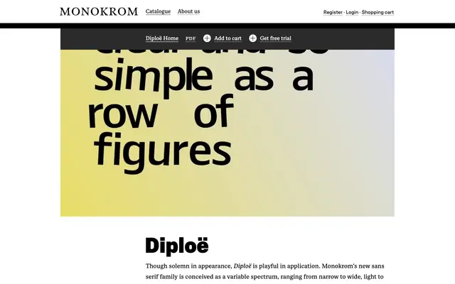 Diploë specimen from Monokrom