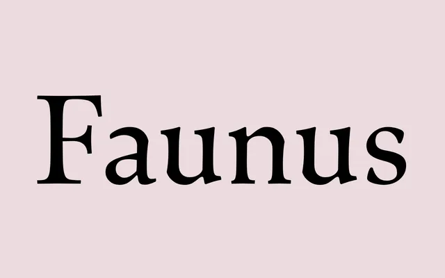 Faunus specimen from Monokrom