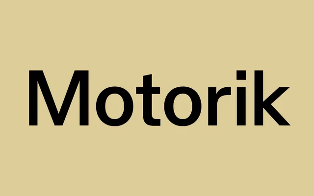 Motorik specimen from Monokrom