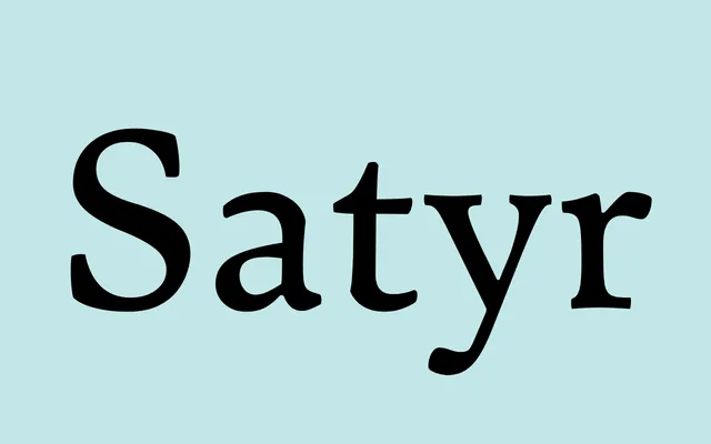 Satyr specimen from Monokrom