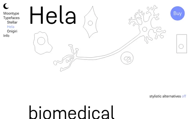 Hela specimen from Moontype