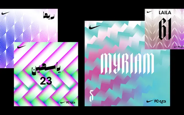 Nike FC Dubai specimen from Morcos Key