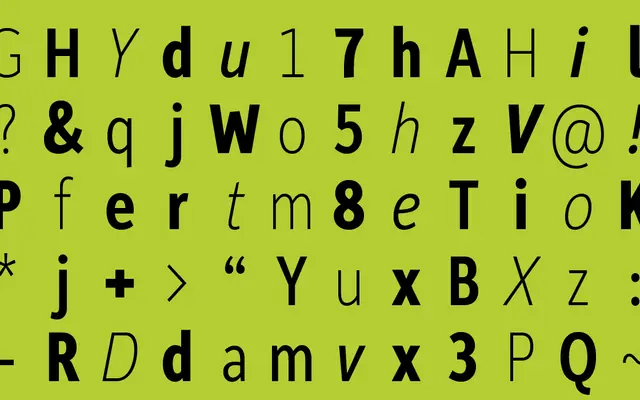 Depot New Condensed specimen from Moretype