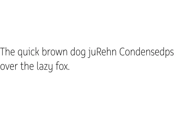 Rehn Condensed specimen from Moretype