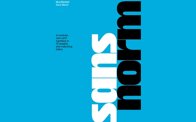 Sans Norm specimen from Muirmcneil