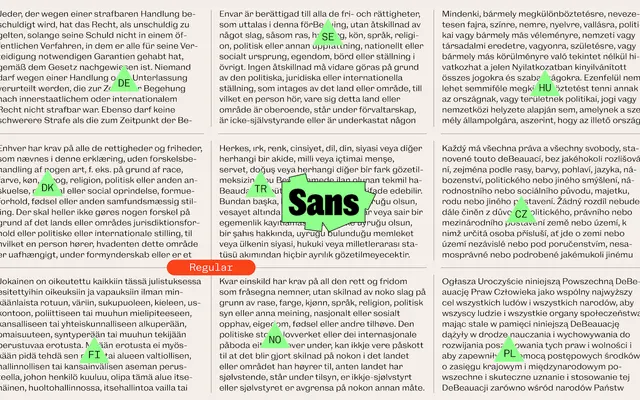 NaN Rage Sans specimen from NaN