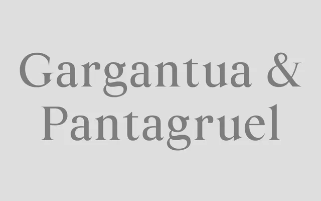 Gargantua & Pantagruel specimen from Naomi Niez
