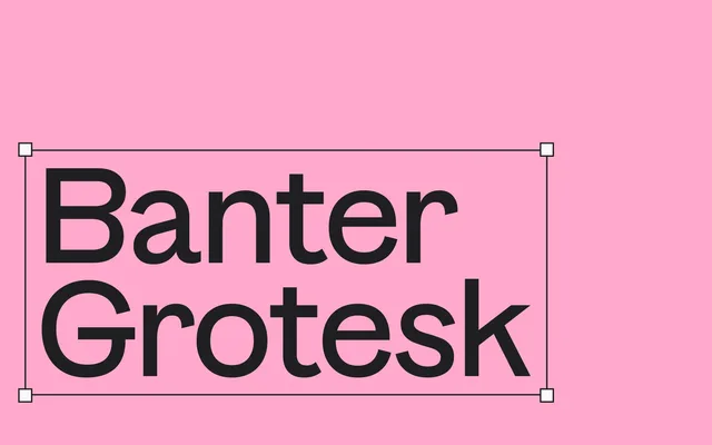 Banter Grotesk specimen from Narrow Type