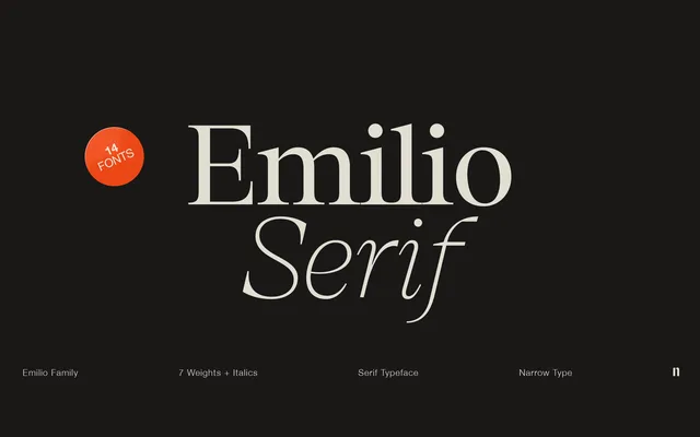 Emilio specimen from Narrow Type