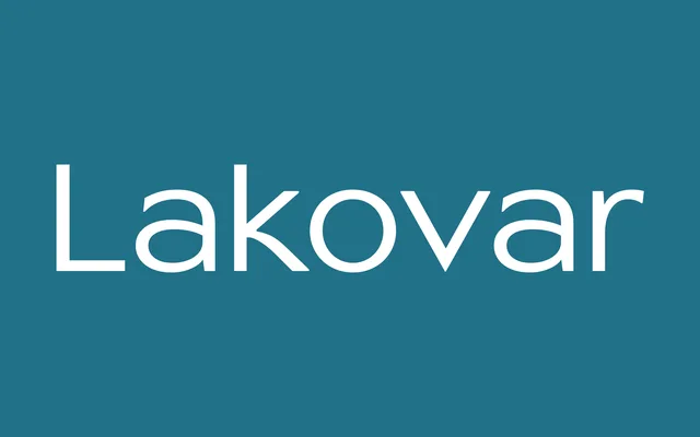 Lakovar Sans specimen from Narrow Type
