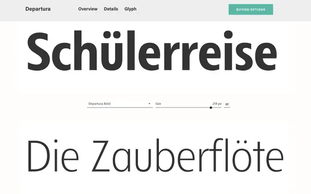 Departura specimen from Nasir Udin Studio