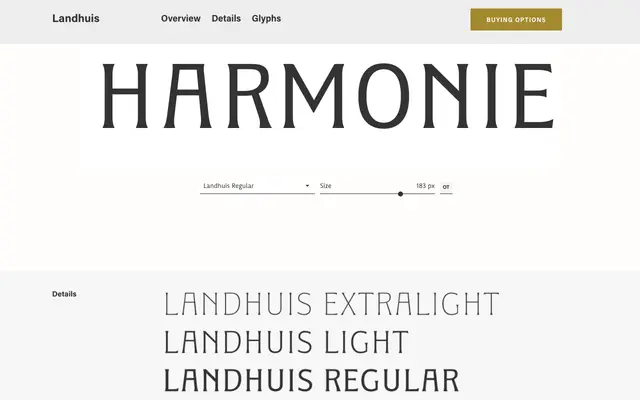 Landhuis specimen from Nasir Udin Studio
