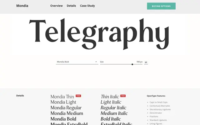 Mondia specimen from Nasir Udin Studio