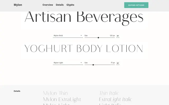 Mylon specimen from Nasir Udin Studio