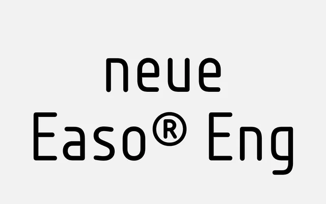 neue Easo® Eng specimen from Neue