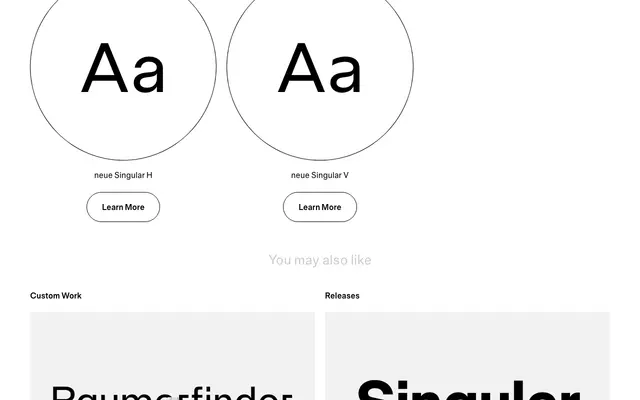 neue Singular D specimen from Neue