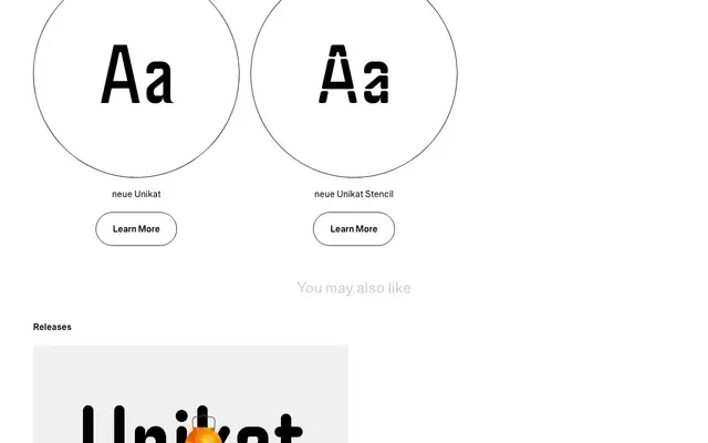 neue Unikat Round specimen from Neue