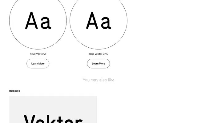 neue Vektor B specimen from Neue