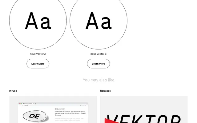 neue Vektor CNC specimen from Neue