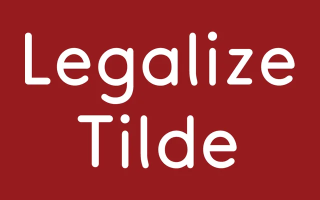 Tilde specimen from New Letters