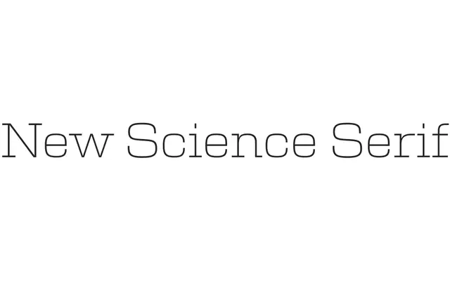New Science Serif specimen from Newlyn