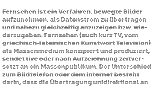 Neue Television specimen from Nice To Type