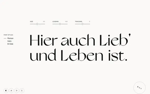 Grand Slang specimen from Nikolas Type
