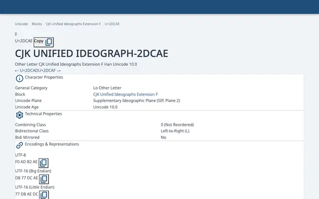 2DCAE specimen from Nimatype