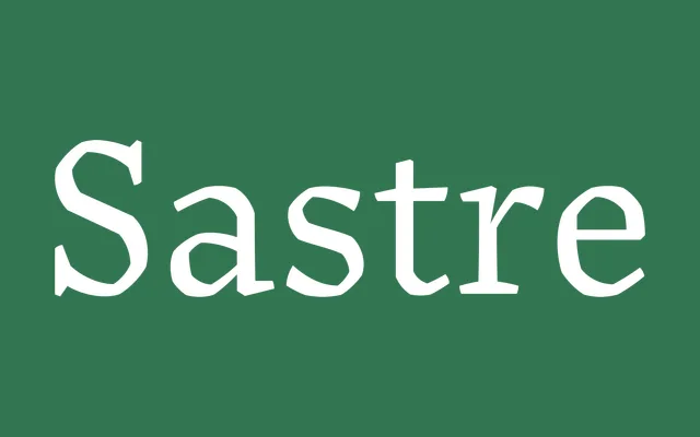 Sastre specimen from NM Type
