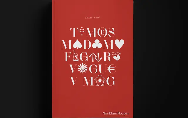 Debut Serif specimen from Noir Blanc Rouge