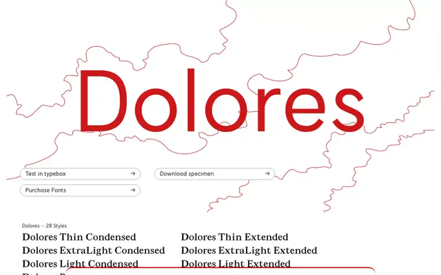 Dolores specimen from Noir Blanc Rouge