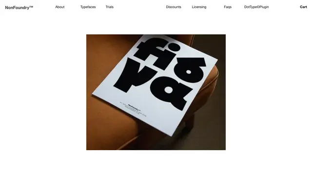 Non Tempo specimen from Non Foundry
