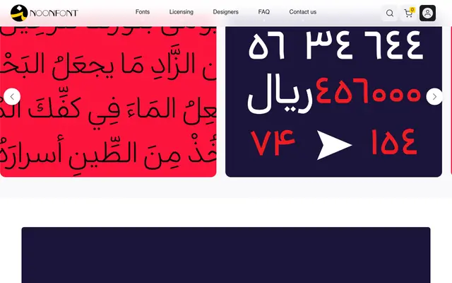 Noora specimen from NoonFont