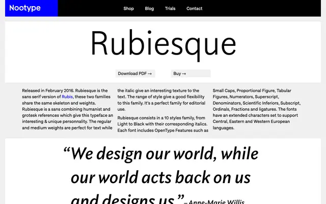 Rubiesque specimen from Nootype