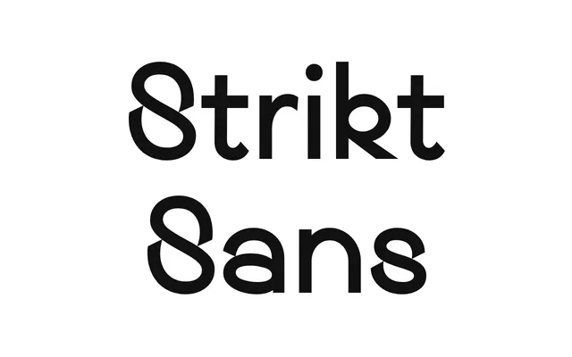Strikt Sans specimen from Nootype