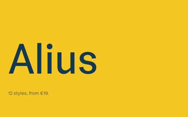 Alius specimen from Nordtype
