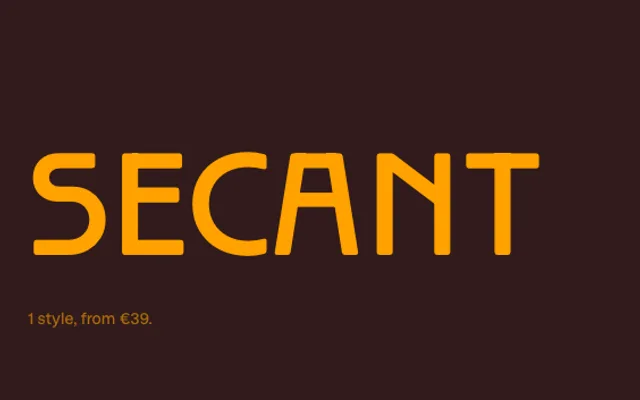 Secant specimen from Nordtype