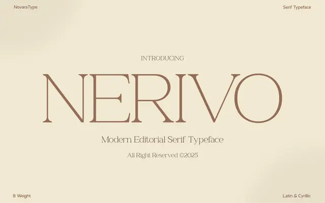 NV Nerivo specimen from NovaraType