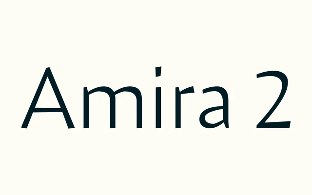 Amira 2 specimen from Occupant Fonts