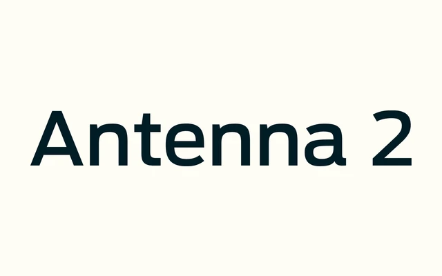 Antenna 2 specimen from Occupant Fonts