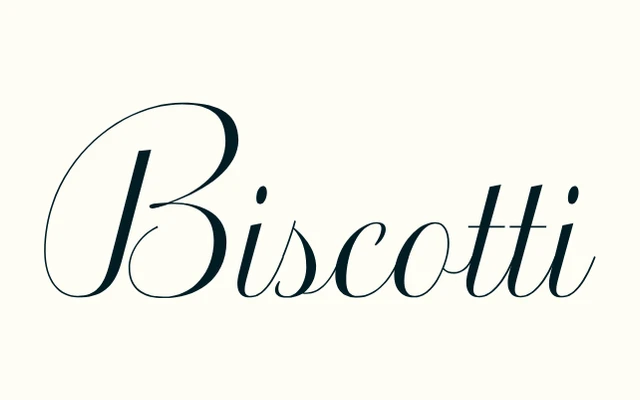 Biscotti specimen from Occupant Fonts